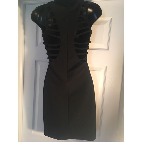 Little Black Dress with Cutout Razor Back - Picture 1 of 3
